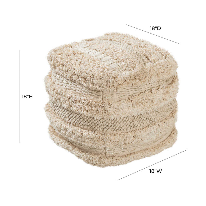 Yorba Cotton Pouf