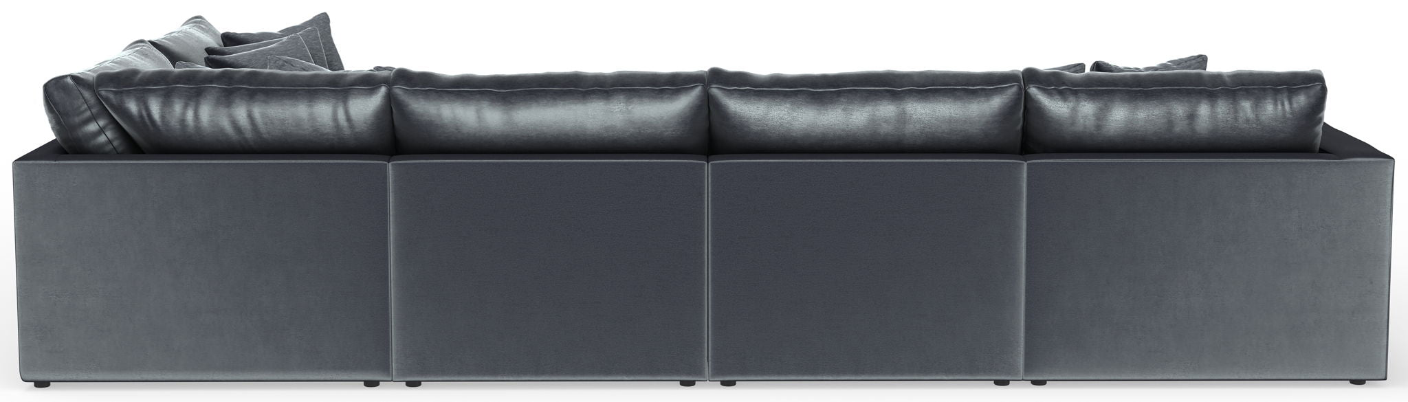 Remington - Modular Sofa And Cocktail Ottoman - Slate