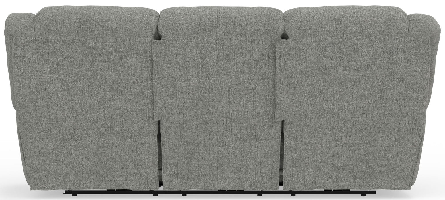 Trifecta - Sofa With 3 Recliners and Drop Down Table