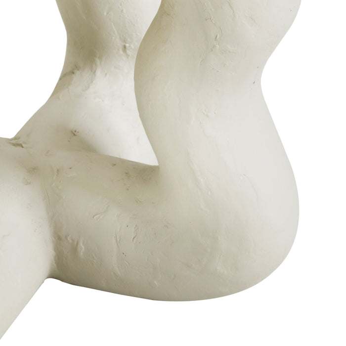 Maddie Cream Textured Side Table