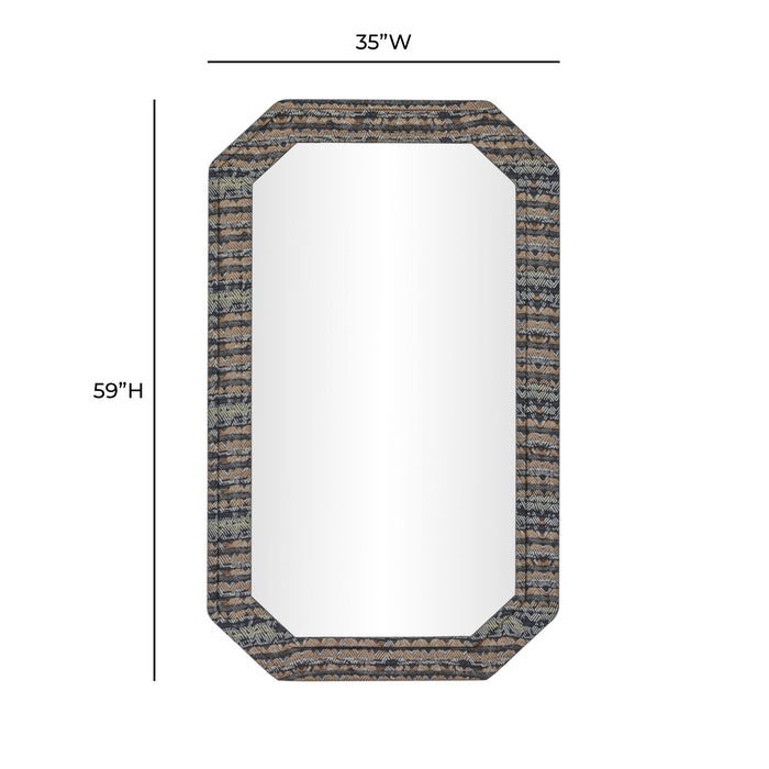Charlene - 35" x 59" Jewel Wall Mirror - Apex Print