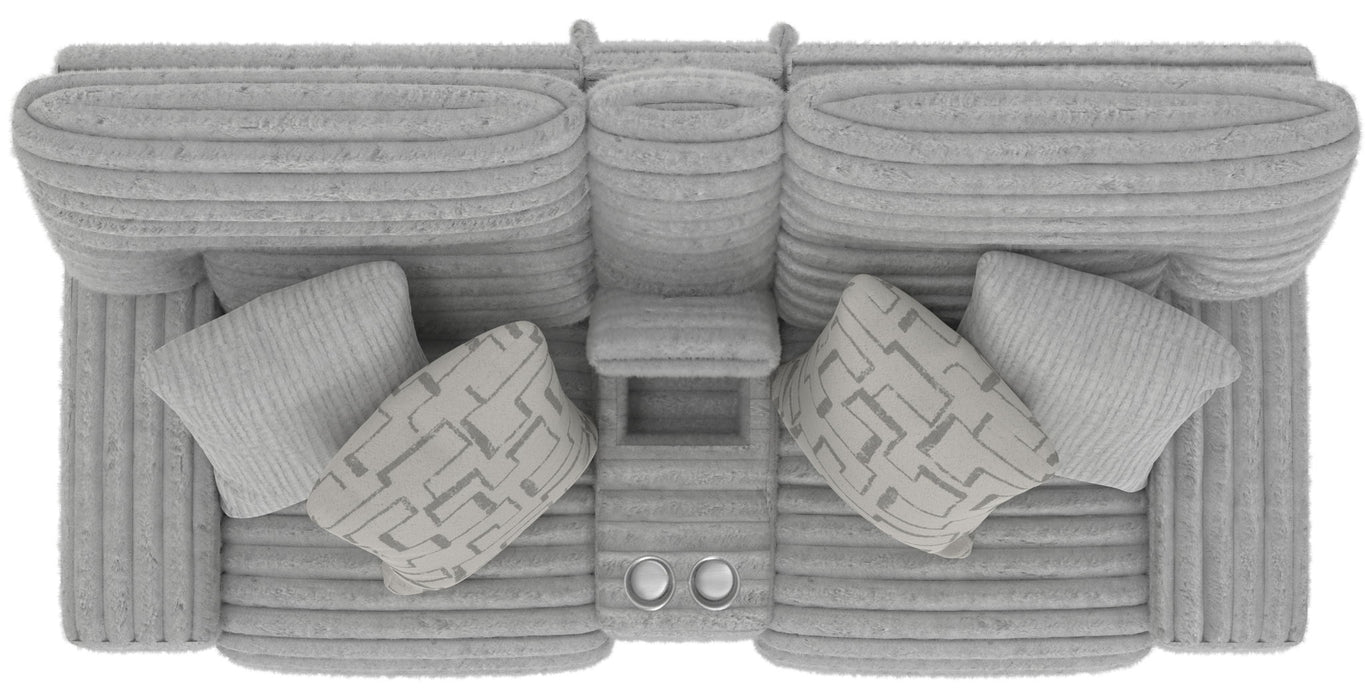 Lynx - Power Reclining Console Loveseat With Zero Gravity