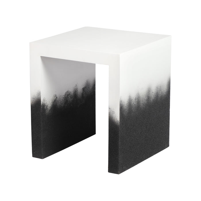 Matra - End Table - Black And White
