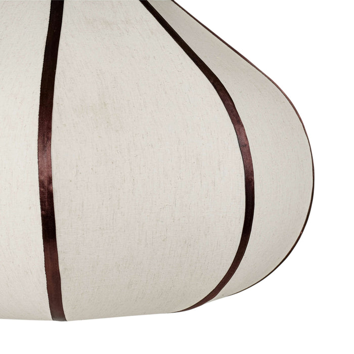 Josephine - Teardrop Pendant Lamp - Chocolate Brown
