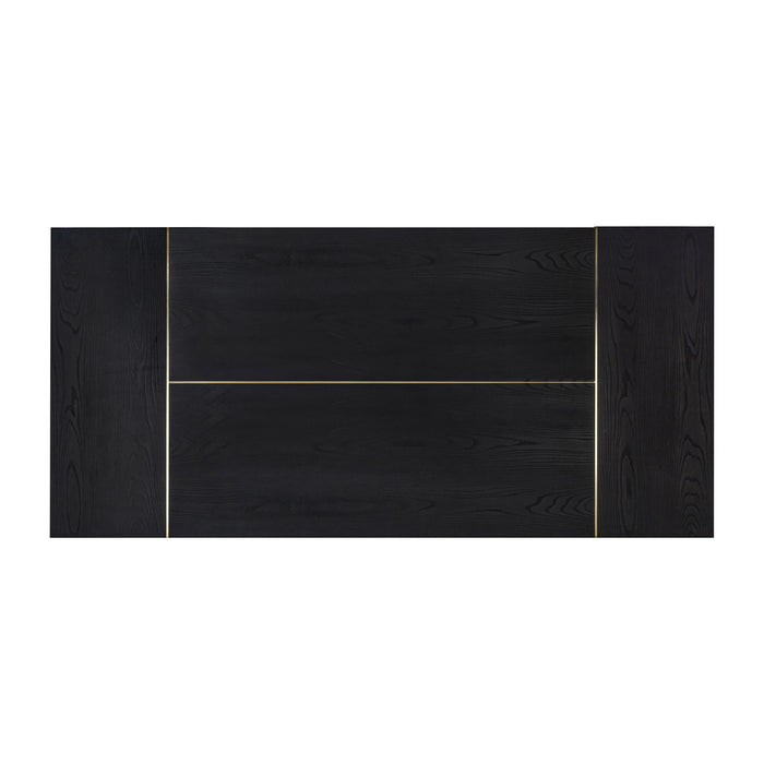 Shiloh Black Ash Rectangular Dining Table