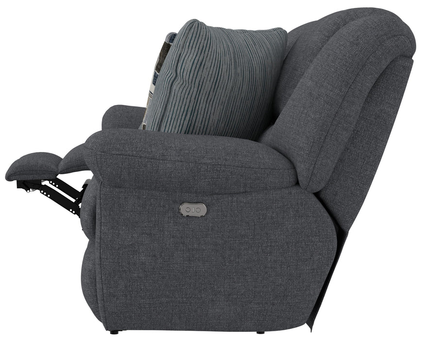 Trifecta - Sofa With 3 Recliners and Drop Down Table