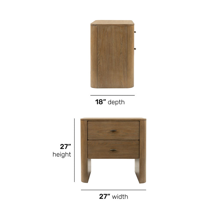 Normandy - Nightstand - Light Brown