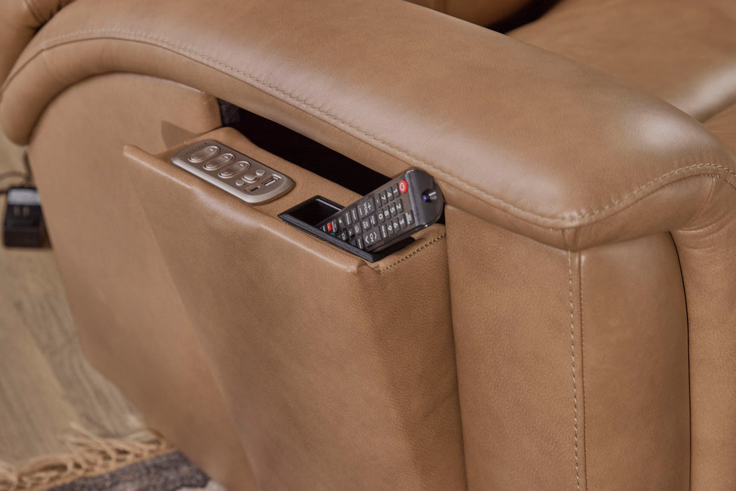 Ranger - Power Reclining Sofa With Console, Power Headrest, Lumbar, Heat & Massage