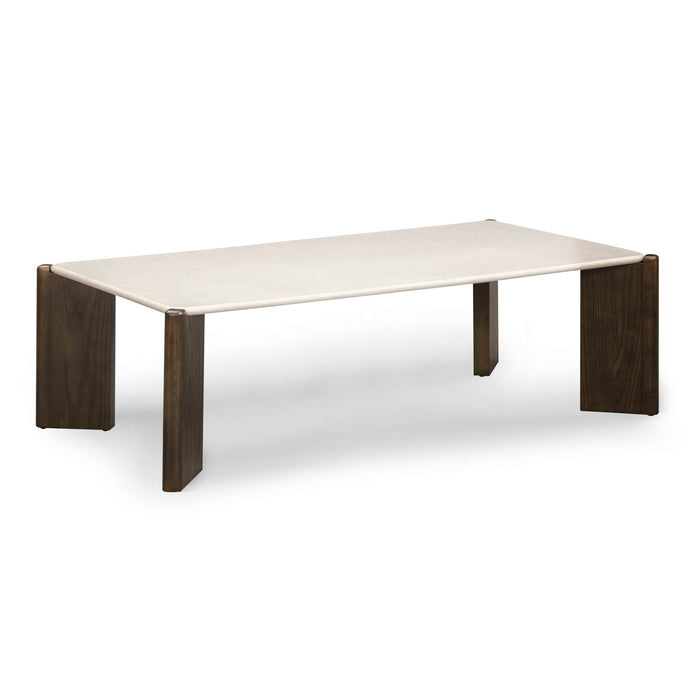 Restis - Rectangular Coffee Table - Cream