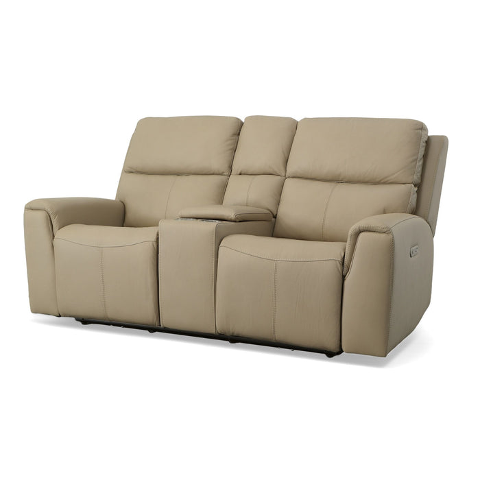 Jarvis - Power Reclining Loveseat With Console & Power Headrests