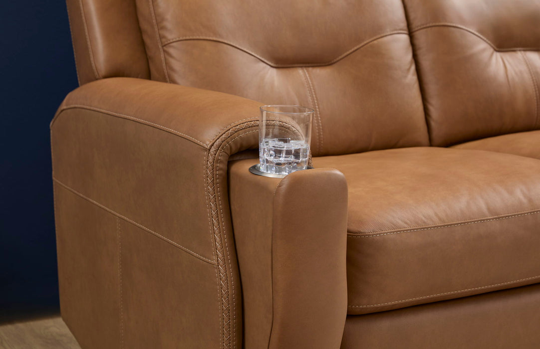 Felix - Power Reclining Sofa With Power Headrest, Lumbar, Heat & Massage