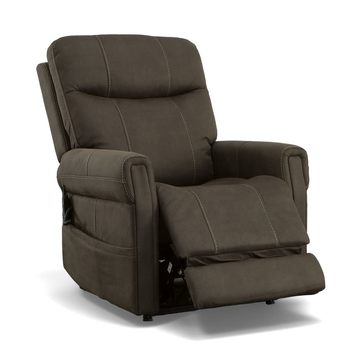 Jenkins - Power Lift Recliner With Right-Hand Control & Power Headrest - Bark