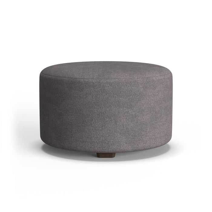 Pouf - Fabric Cocktail Ottoman - Olive