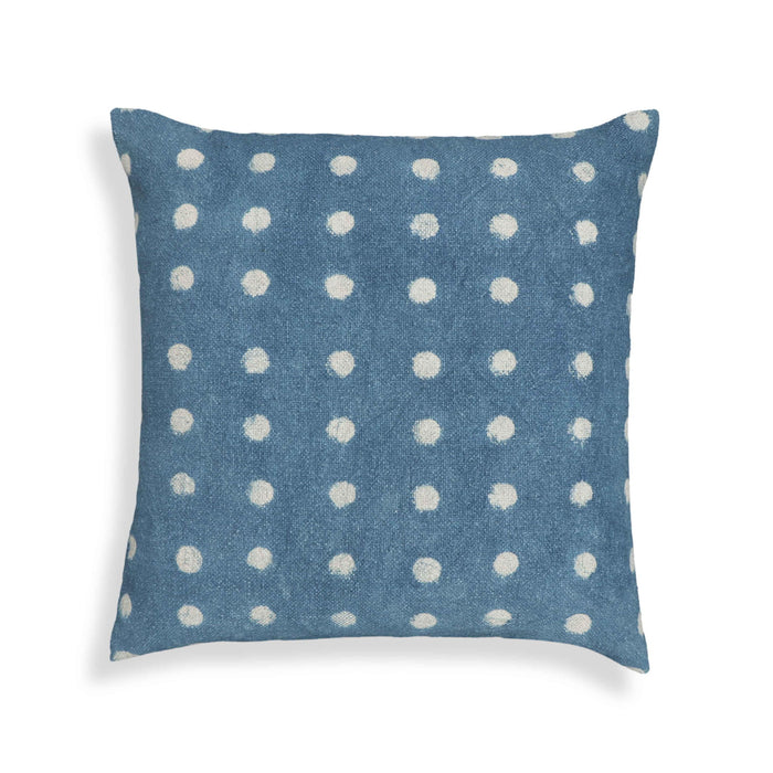 Indigo - 20" Square Accent Pillow Cover - Blue