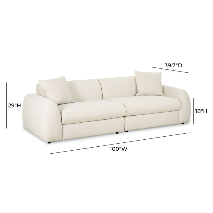Kourtney - Sofa - Cream
