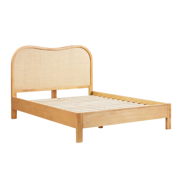 Grappa - Wood & Rattan Bed