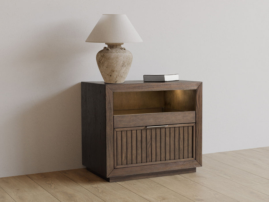 Athens - Open Nightstand - Dark Brown
