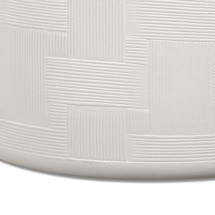 Surraya - Concrete Rounded Coffee Table