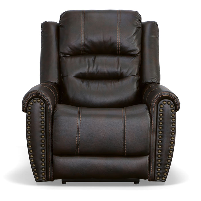 Oscar - Power Recliner With Power Headrest - Molasses