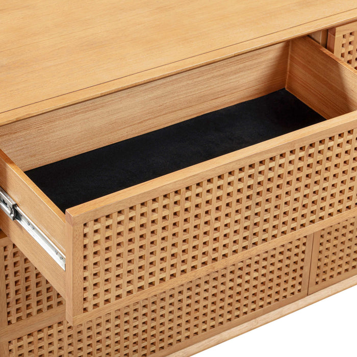 Miles - 6-Drawer Dresser - Natural