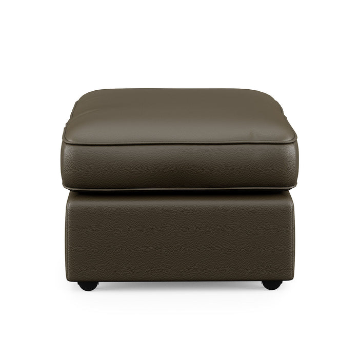 Vail - Leather Ottoman