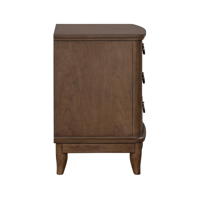 Bellevue - 3-Drawer Nightstand - Whiskey Brown