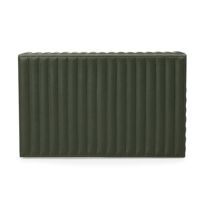 Eton - Ribbed Vegan Leather Hospitality Grade Storage Box - Green