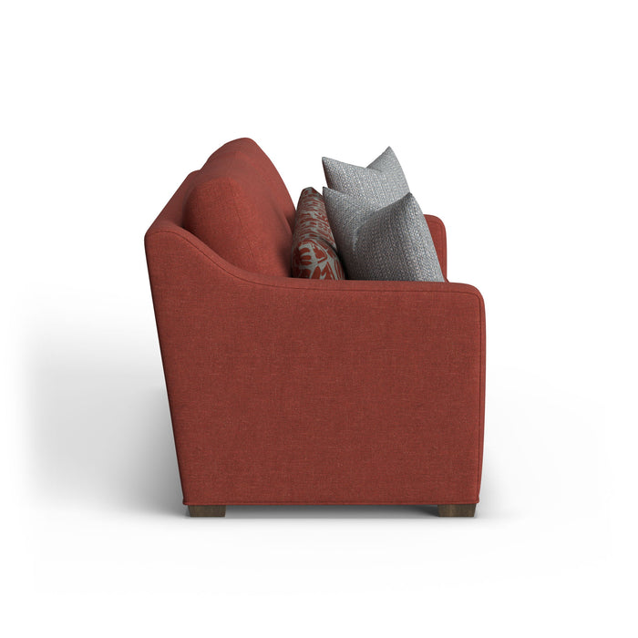 Milo - Fabric Two-Cushion Sofa With Nailhead Trim