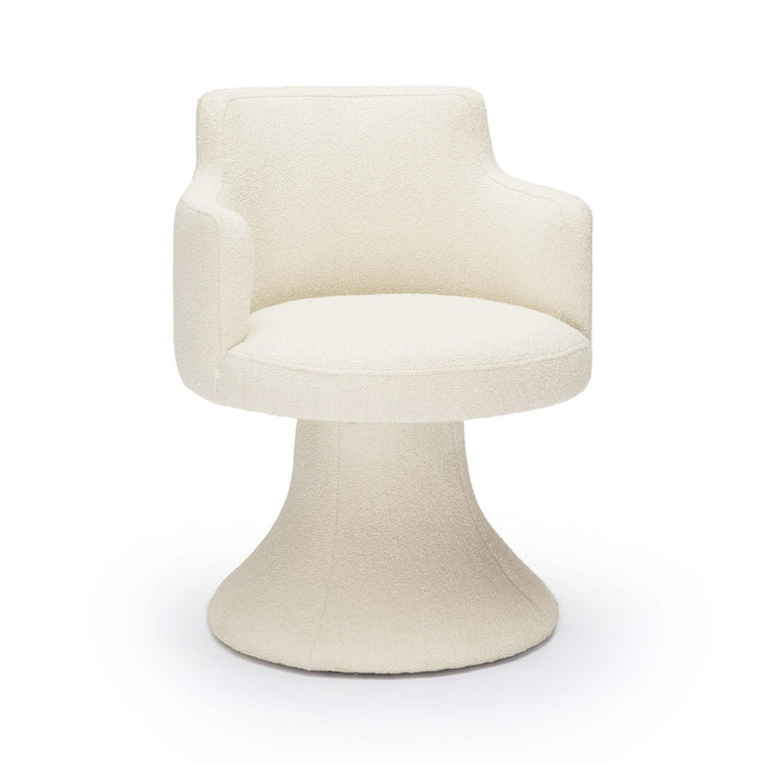 Jeffree - Performance Boucle Swivel Dining Chair