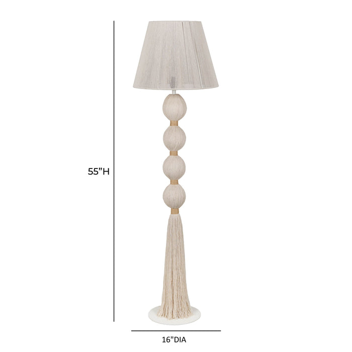 Samba - Cotton Floor Lamp - White