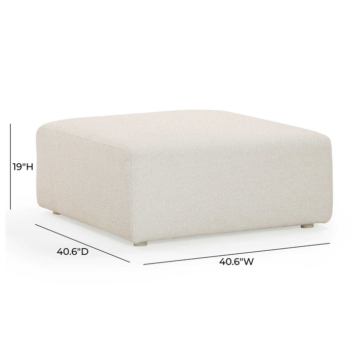 Hangover - Outdoor Ottoman - Cream