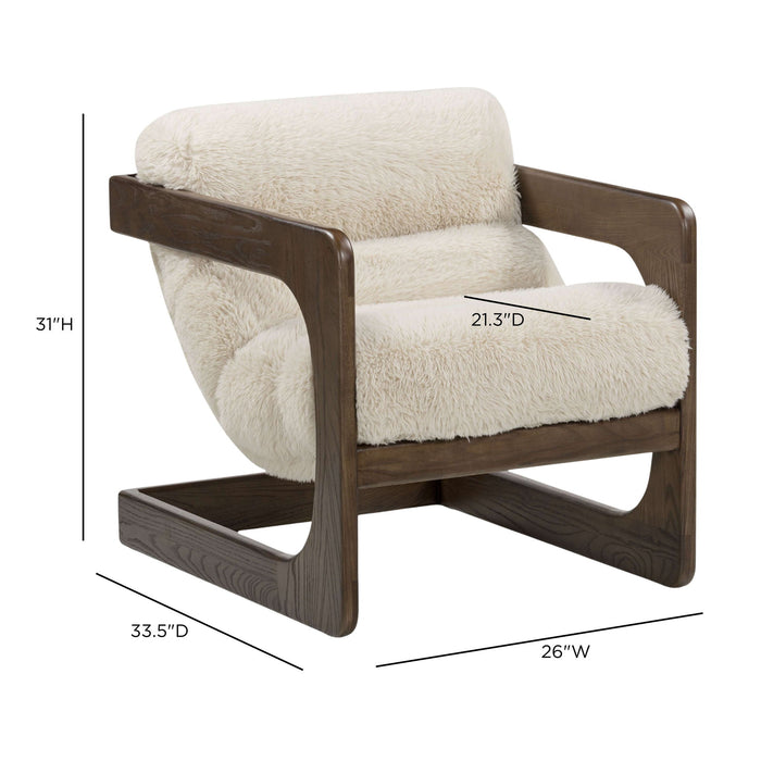 Palma - Vegan Shearling Accent Chair