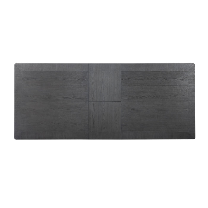 Waterfall - Rectangular Dining Table - Deep Ebony