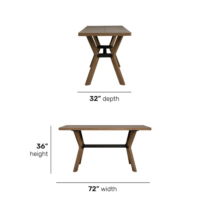 Millwork - Friendship Table - Light Brown