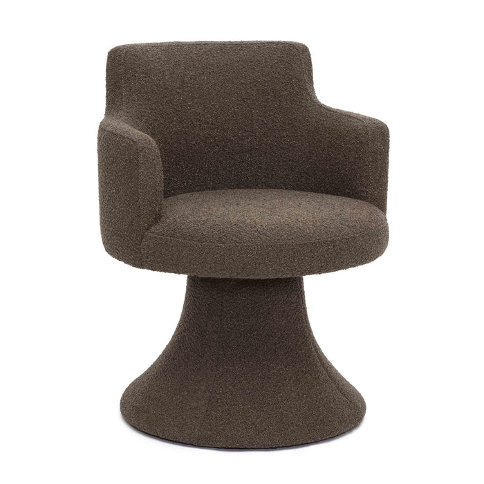 Jeffree - Performance Boucle Swivel Dining Chair