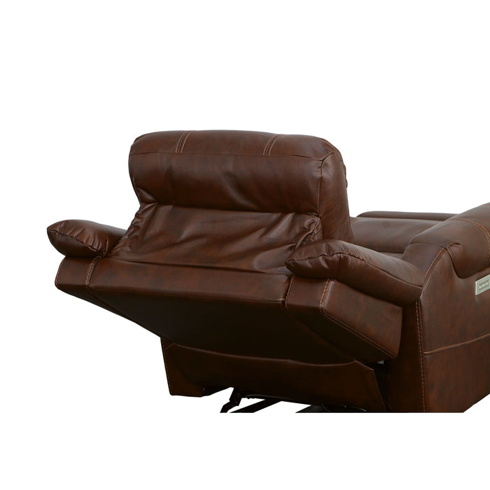 Oscar - Power Recliner With Power Headrest - Pumpernickel