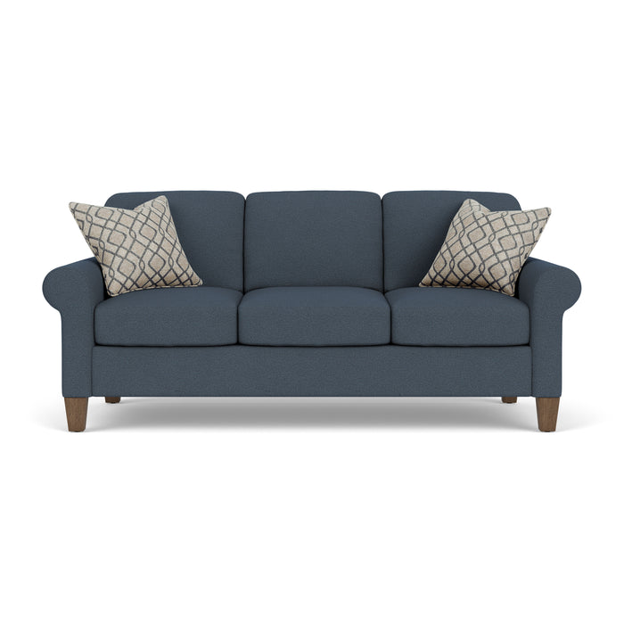 Moxy - Fabric Sofa, Curved Sock Arms