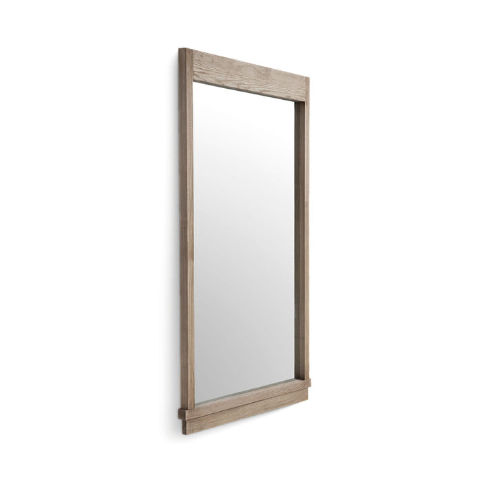Aimee - Solid Brushed Wooden Ash Mirror - Natural