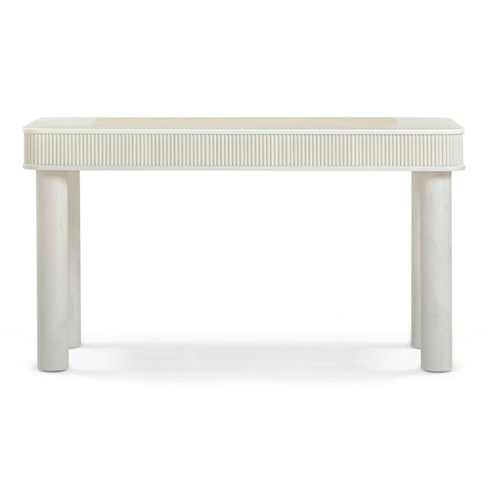 Sarah - Executive Work Desk - Cream
