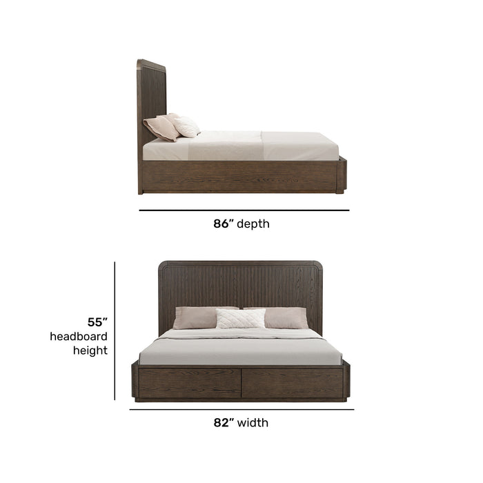 Athens - Panel Storage Bed