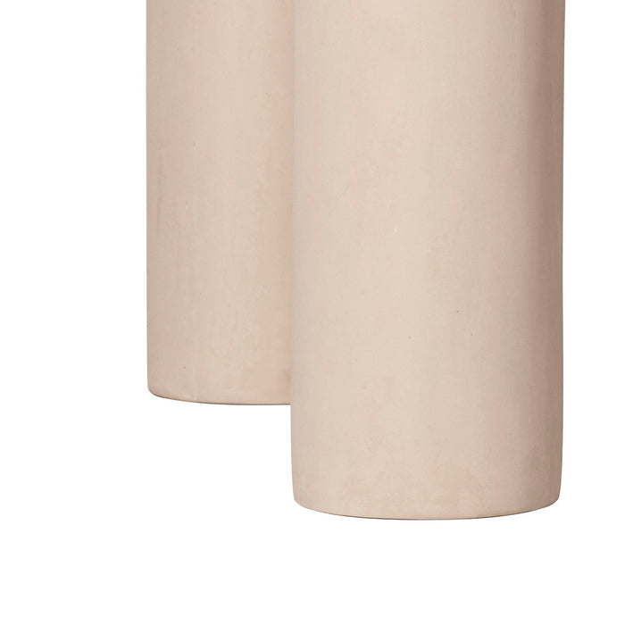 Barbara - 47" Indoor / Outdoor Round Dining Table - Cream