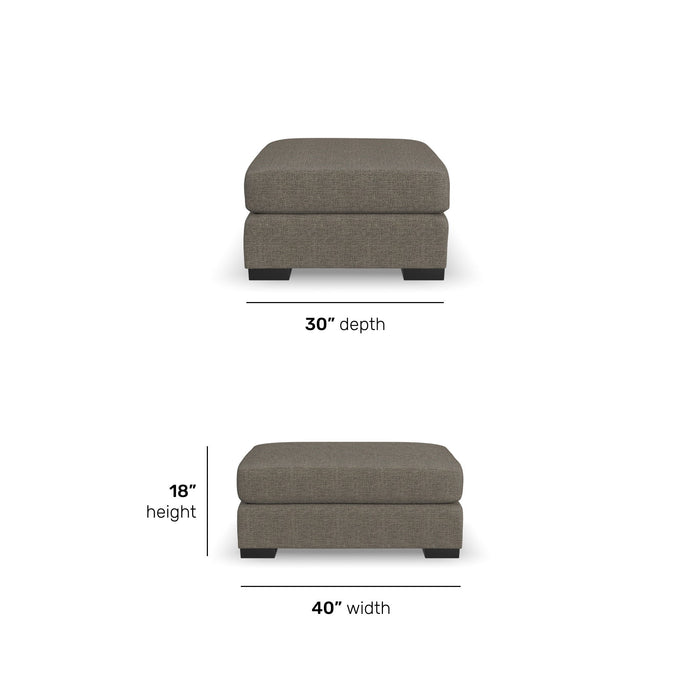 Otto - Fabric Stationary Ottoman