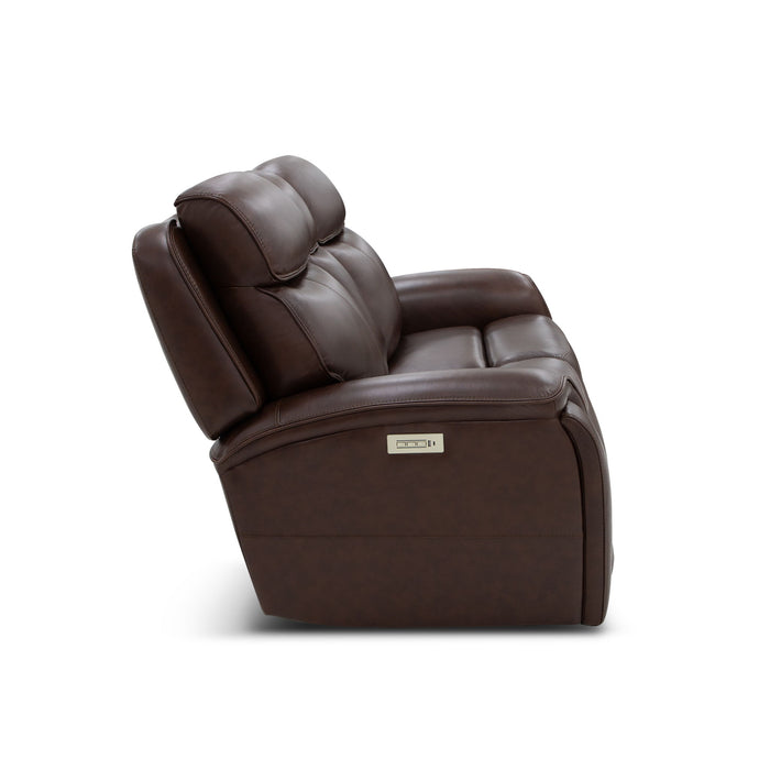 Walker - Power Reclining Loveseat With Console, Power Headrest & Lumbar