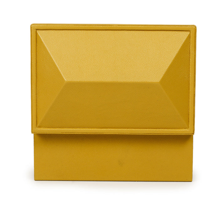 Knox - Vegan Leather Contract-Grade Jewelry Box - Mustard Yellow