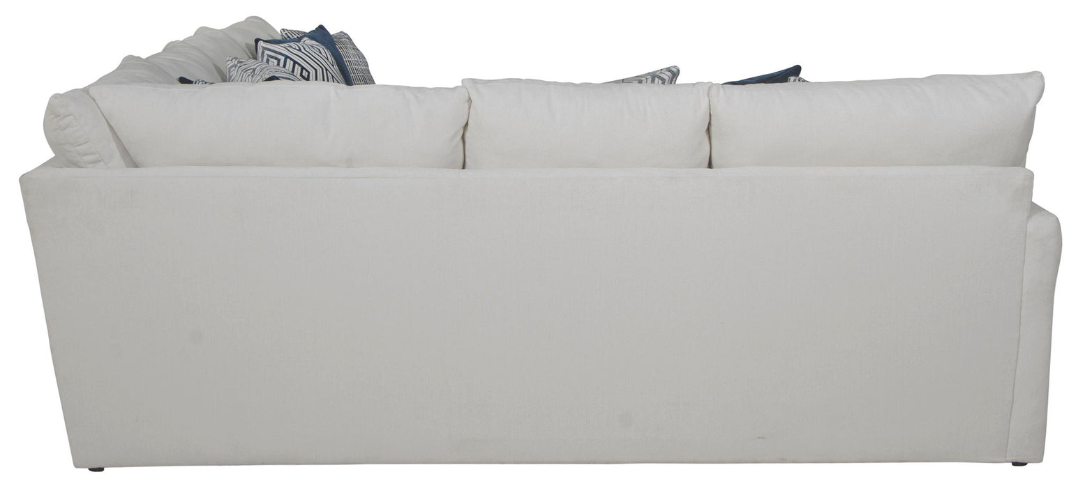 Polaris - Sectional With Comfort Coil Seating, 9 Included Accent Pillows And Included Cocktail Ottoman