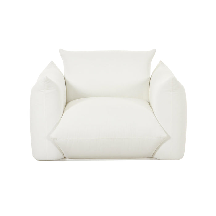 Saint Tropez - Stuffed Armchair - White
