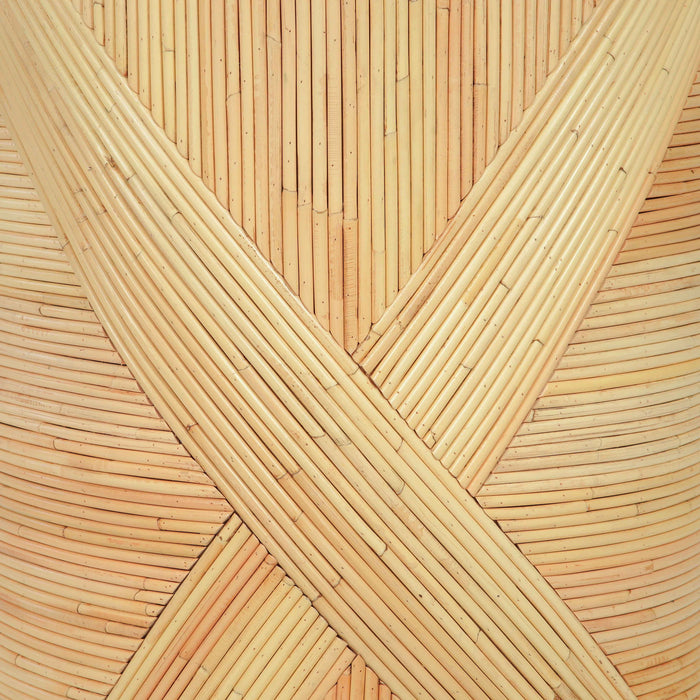 Matea - Rattan Cross Side Table - Natural