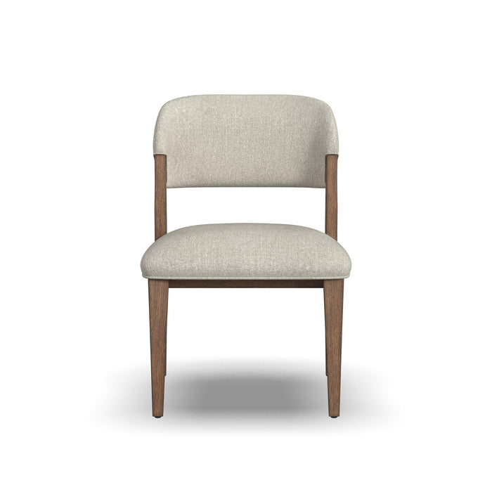 Lyra - Upholstered Barrel Chairs (Set of 2) - Pearl Silver