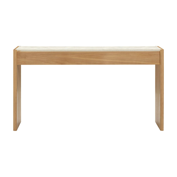 Paige - Console / Desk - Natural Oak