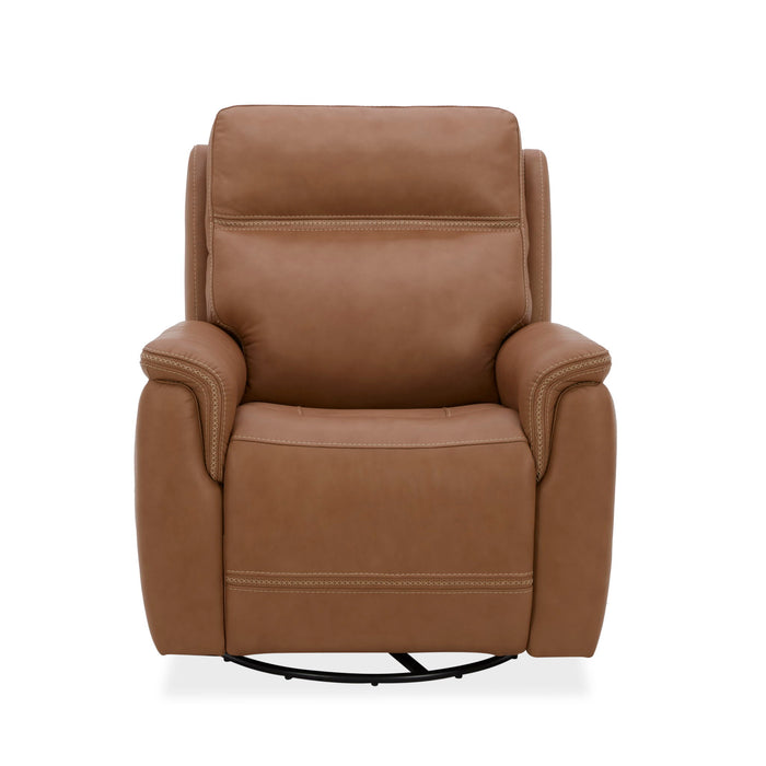 Sawyer - Swivel Glider With Power Headrest, Lumbar, Heat & Massage